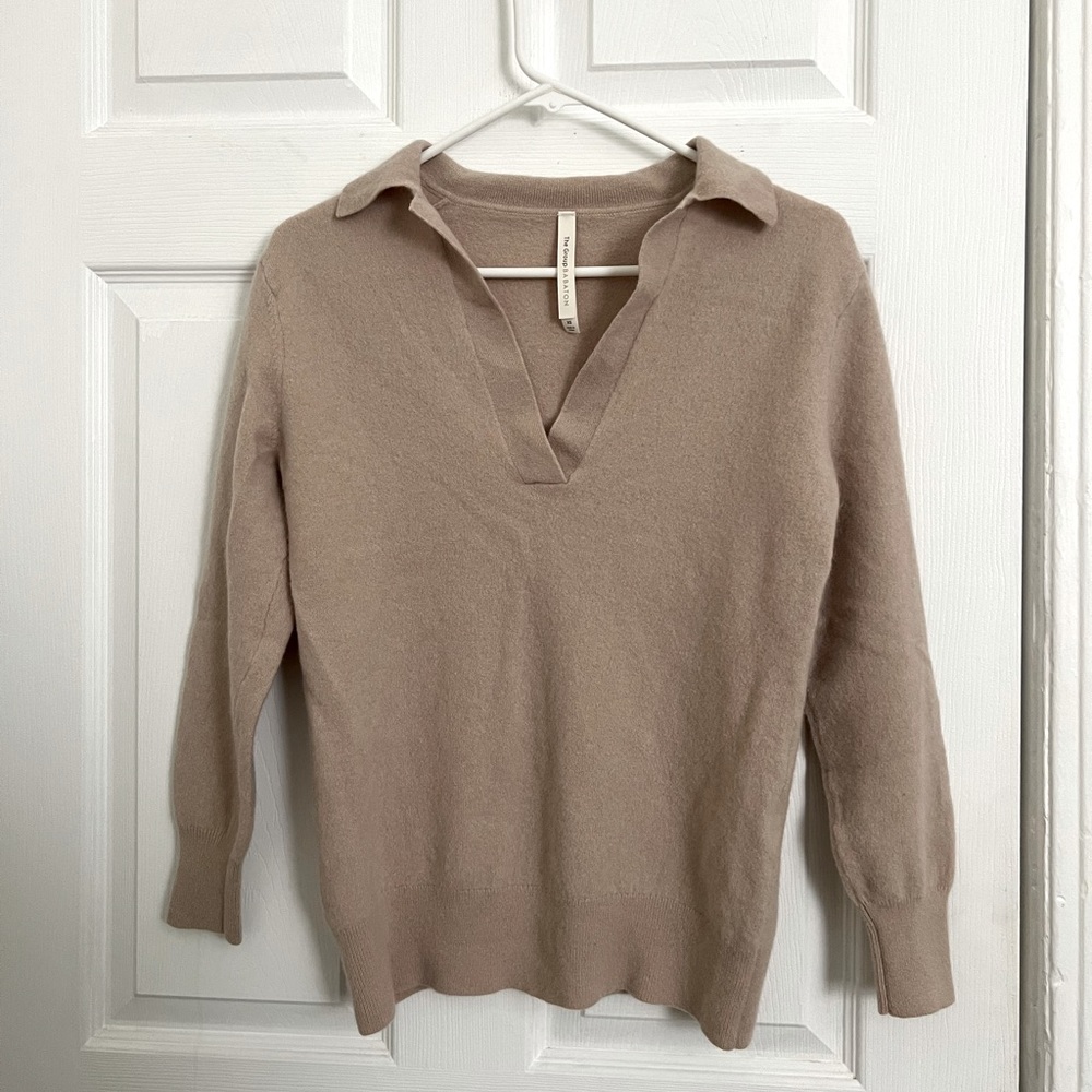 Aritzia The Group by Babaton Circuit Sweater (Tan)